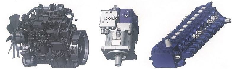Small Hydraulic Wheel Excavator