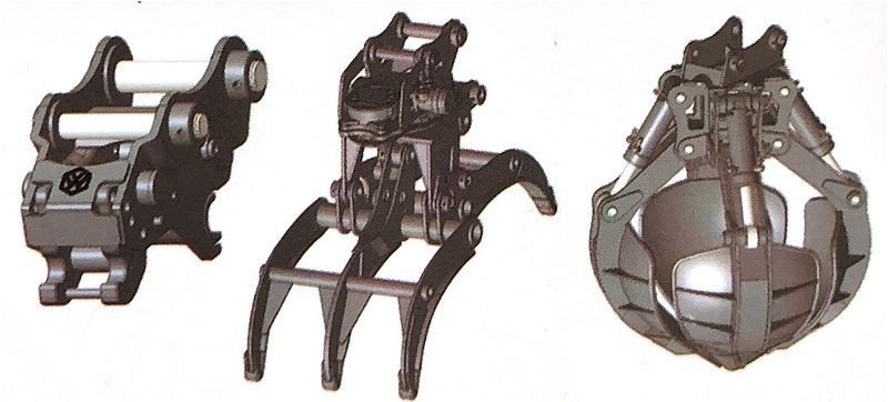 Mini Tyre Small Excavator Made in China