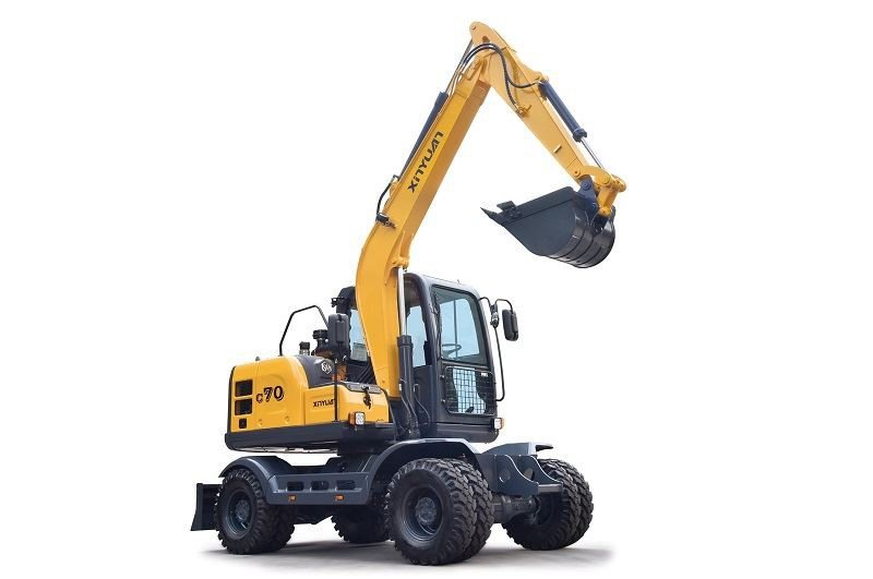 360 Wheeled Excavator