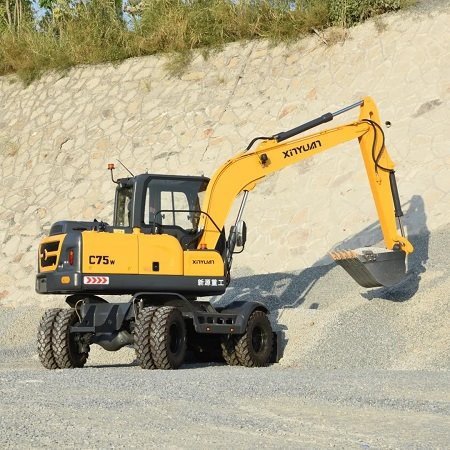 Rubber Duck Wheeled Excavator