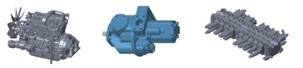 Rubber Tire Mini Excavator