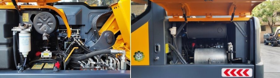 Rubber Tire Mini Excavator