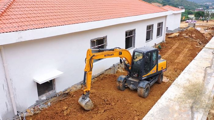 The introduction of the electric circuit in excavator